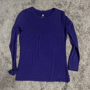 natural uniorms purple long sleeve